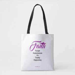 MDILLONDESIGNS.COM presents #FAITH Tote Bag