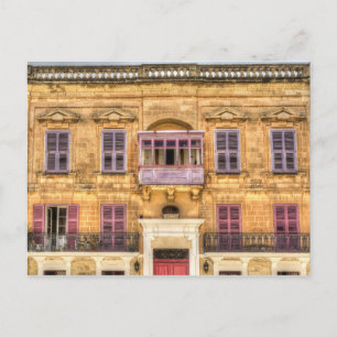 Mdina Malta Architecture Postcard