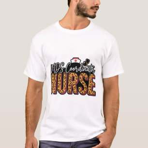 MDS Coordinator Nurse Vintage Leopard Shirt Design