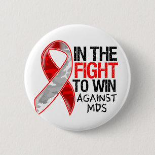 MDS - Fight To Win 6 Cm Round Badge
