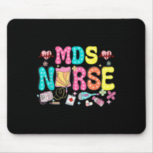 Mds Nurse Heart Valentines Day Medical Nursing Mouse Mat