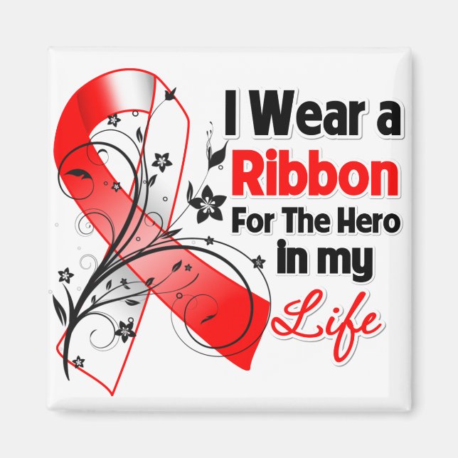 MDS Ribbon Hero in My Life Magnet (Front)