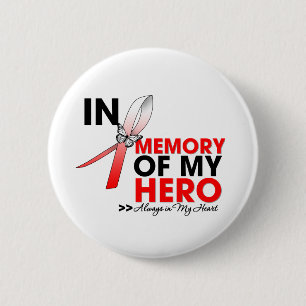 MDS Tribute In Memory of My Hero 6 Cm Round Badge
