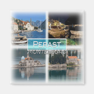 ME0023 Europe, Montenegro, Perast, fridge Magnet