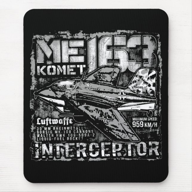 Me 163 Komet Mouse Mat (Front)