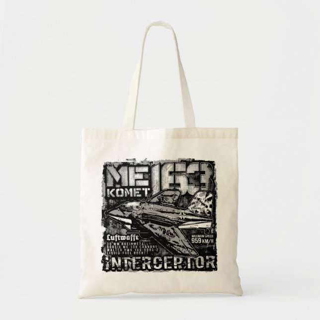 Me 163 Komet Tote Bag (Front)