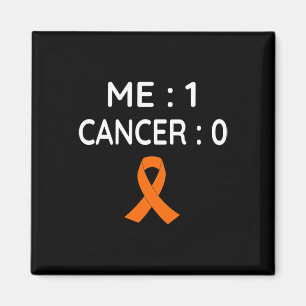Me 1 Cancer 0 Leukaemia Awareness  Magnet