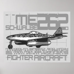 Me 262 Schwalbe Poster
