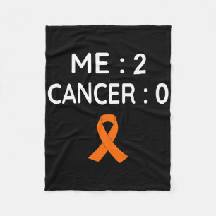 Me 2 Cancer 0 Leukaemia Awareness  Fleece Blanket