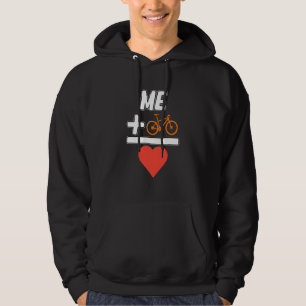 Me And Cycling Biking Bicycle Cycle Riding Graphi Hoodie