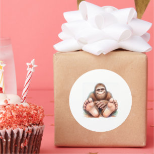 Me and My Bigfoot Classic Round Sticker