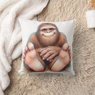 Me and My Bigfoot Cushion