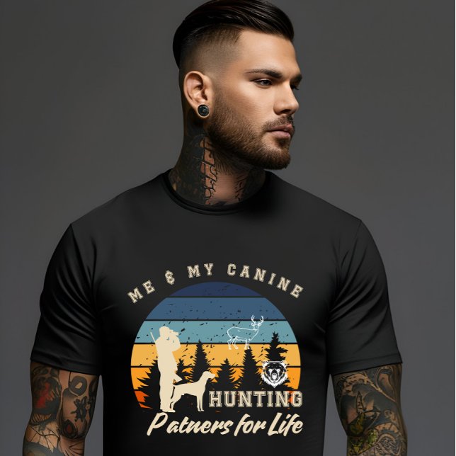 Me and My Canine, Hunting Partners for Life  T-Shirt (Creator Uploaded)