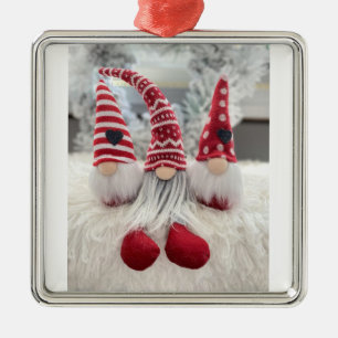 *ME AND MY GNOMIES FOR CHRISTMAS* METAL TREE DECORATION