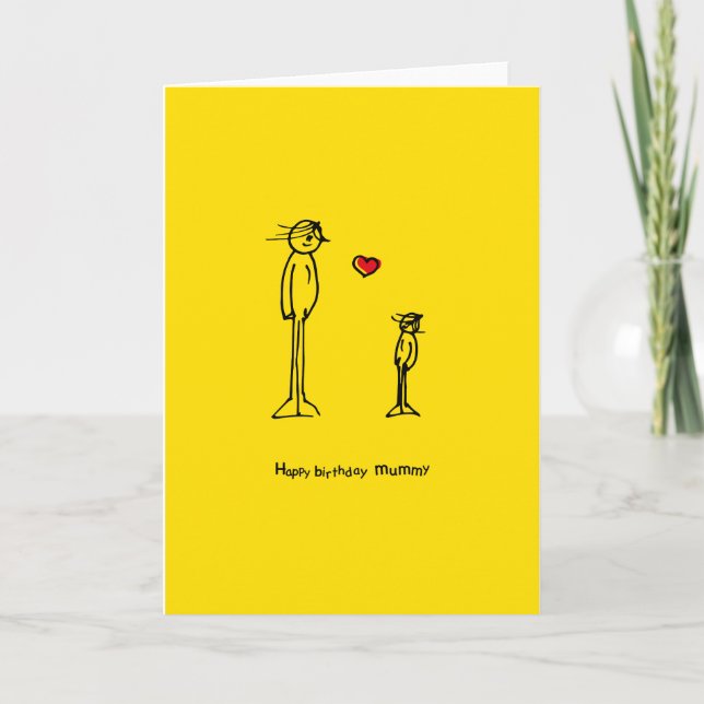 Me and my mommy card (Front)