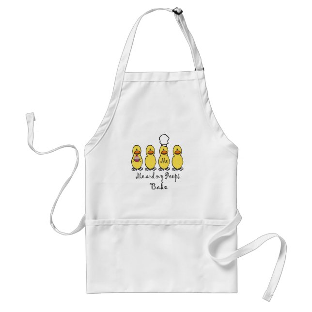 Me and my peeps bake standard apron (Front)
