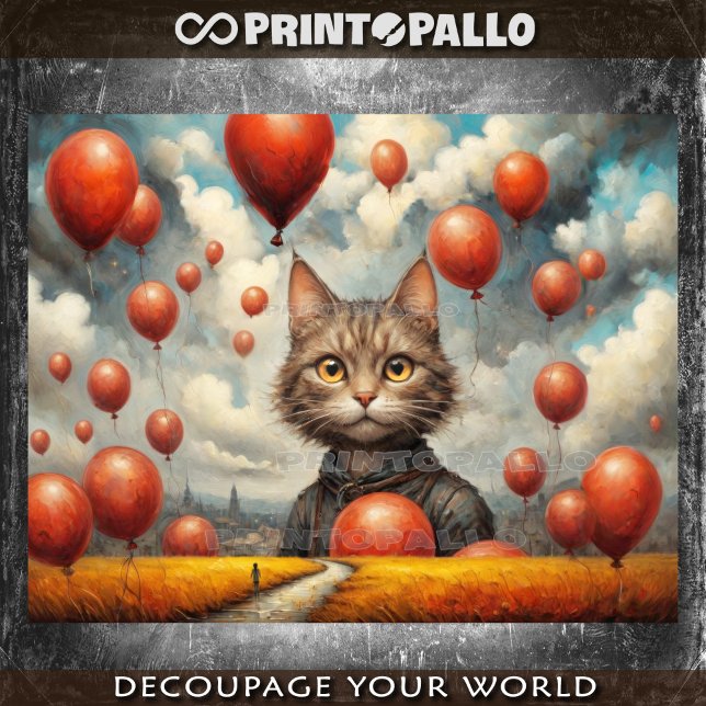 Me and my surreal monday as a balloon cat tissue paper (Creator Uploaded)