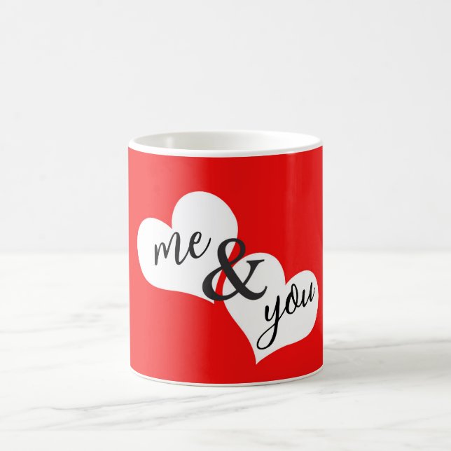 Me and You hearts  Coffee Mug (Center)