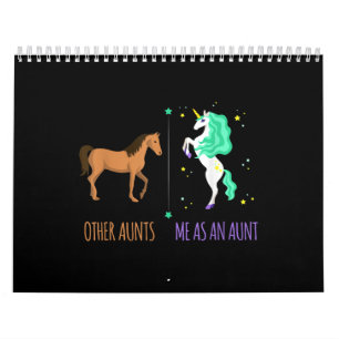 Me As Aunt Or Aunts Horse Unicorn Gift Calendar