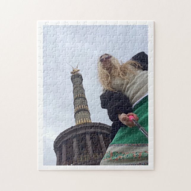 Me at the Siegessaule !!! Jigsaw Puzzle (Vertical)