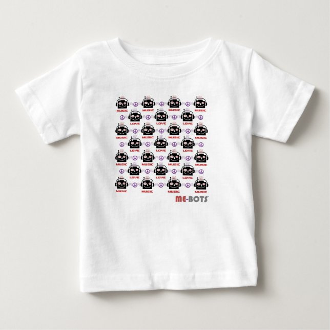 ME-BOTS Pattern T-Shirt (Front)