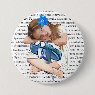 ME/CFS Awareness "Girl of Hope" 7.5 Cm Round Badge