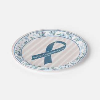 ME/CFS Awareness Ribbon  Paper Plate