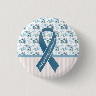 Me/CFS Blue Ribbon Awareness Button