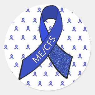 ME/CFS Blue Ribbon Awareness Stickers