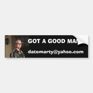 me close up sept 06, datemarty@yahoo.com, GOT A... Bumper Sticker