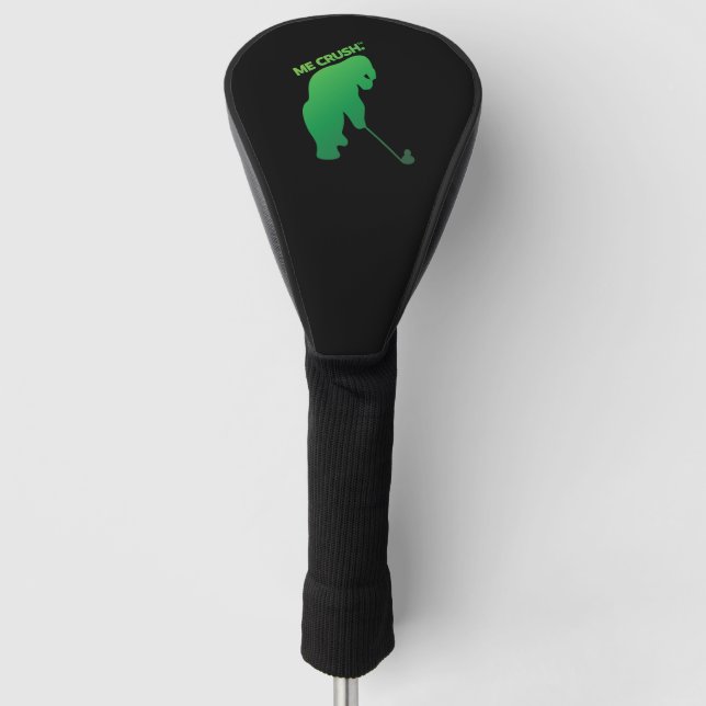 ME CRUSH™ Seismic Spectrum™ Greenrilla™ Golf Head Cover (Front)