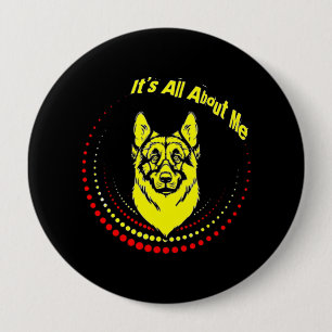 Me German Shepherd 10 Cm Round Badge