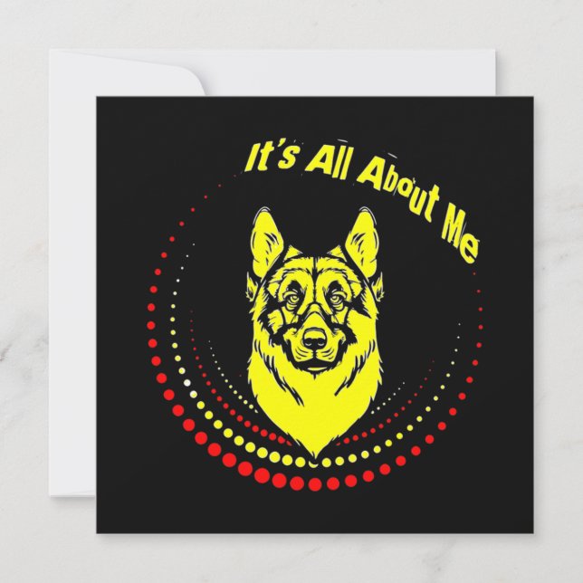 Me German Shepherd Card (Front)