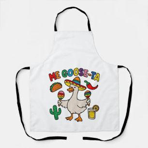 Me Goose-Ta Funny Mexican Spanish Goose Apron