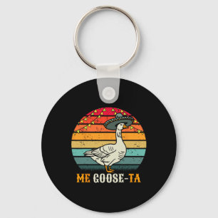 Me Goose Ta Mexican Men Women Boys Retro Spanish G Key Ring