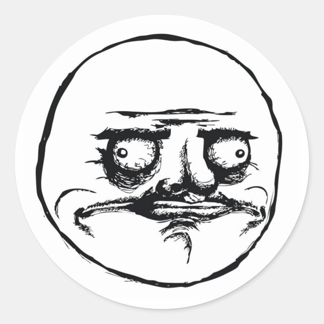 Me Gusta Classic Round Sticker (Front)