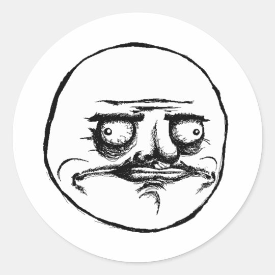 Me Gusta Classic Round Sticker
