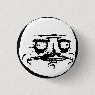 Me Gusta Face Meme 3 Cm Round Badge