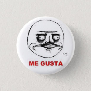 Me Gusta Meme 3 Cm Round Badge