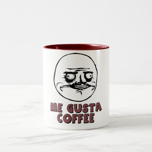 Me Gusta Meme Coffe Mug (Center)