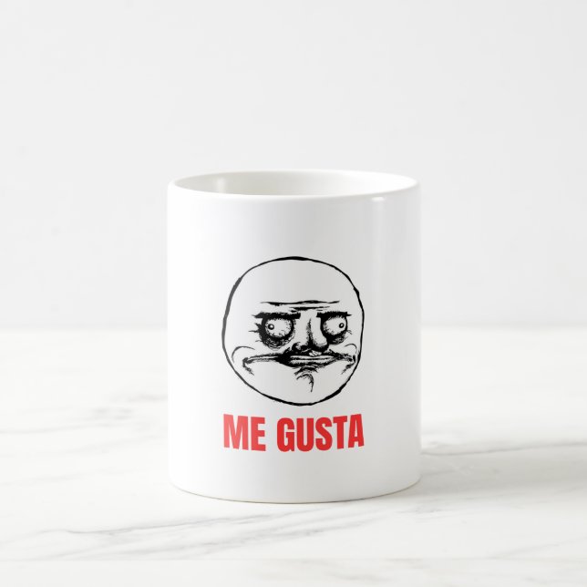 Me Gusta Meme Coffee Mug (Center)