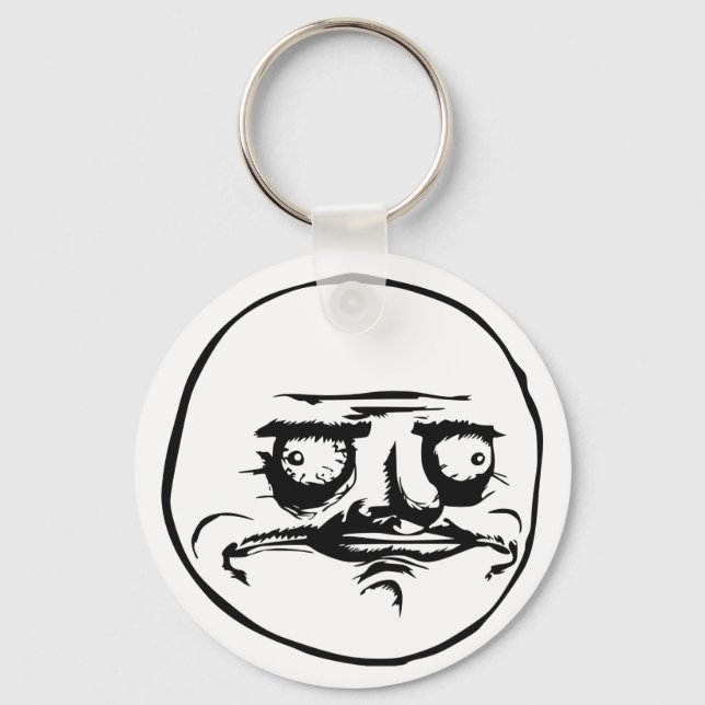 Me Gusta Meme Key Ring (Front)