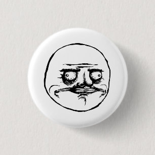 Me Gusta Rage Face Meme 3 Cm Round Badge