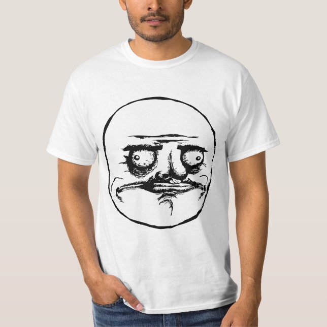Me Gusta Rage Face Meme T-Shirt (Front)