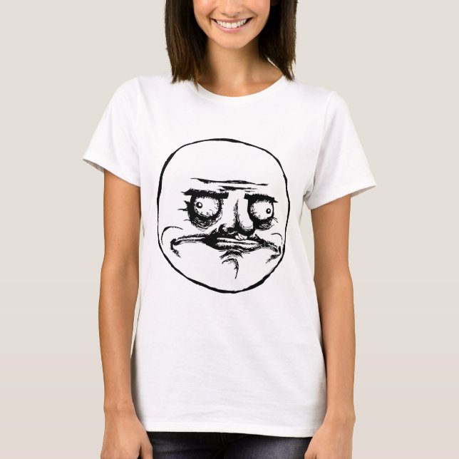 Me Gusta Rage Face Meme T-Shirt (Front)