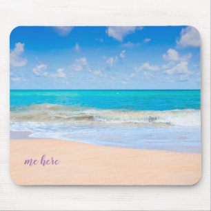 Me Here at the Beach Mouse Mat