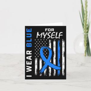Me I Wear Blue For Myself Diabetes Awareness Ameri Card