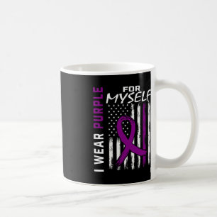 Me I Wear Purple For Myself Pancreatic Cancer Awar Coffee Mug