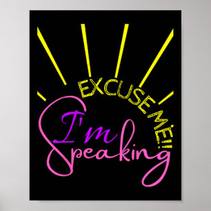 Me I'm Speaking Funny Kamala Harris 2  Poster
