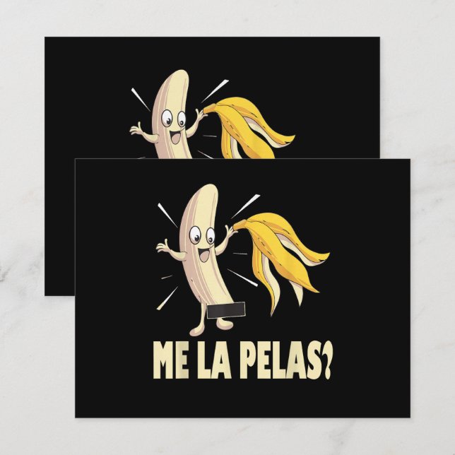 Me La Pelas Enclosure Card (Front/Back)